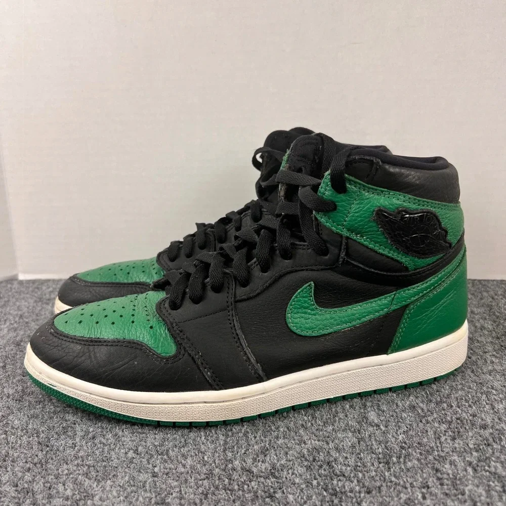 Nike Air Jordan 1 Retro High OG Pine Green 2.0 Black Green 555088-030 Mens 10